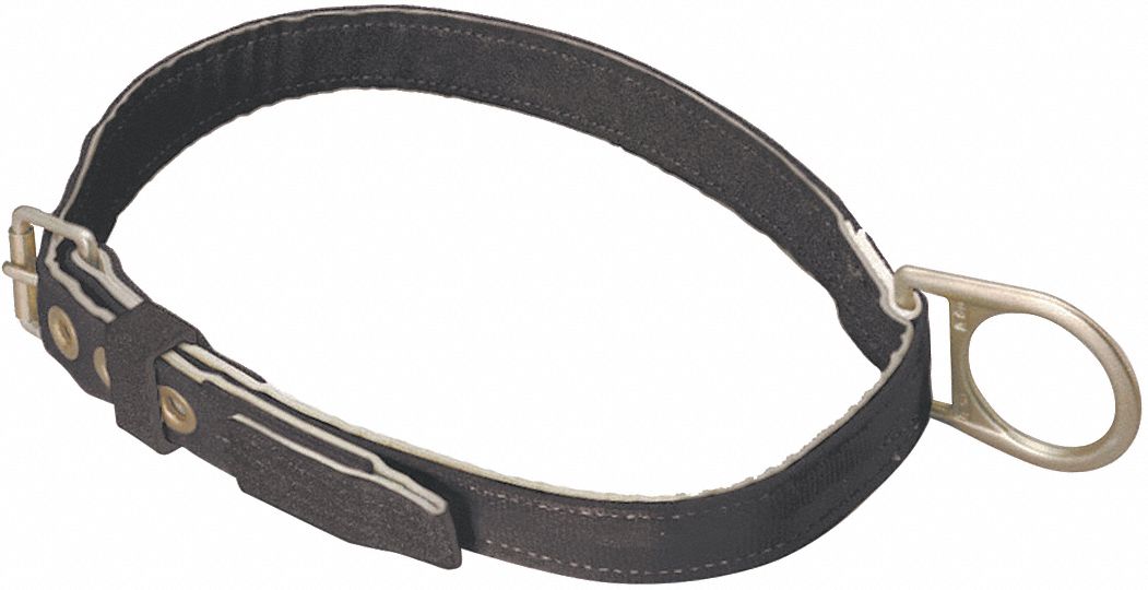 BODY BELT, 2XL, FITS 46 IN TO 54 IN WAIST, 1 D-RINGS, STAINLESS STEEL, CSA