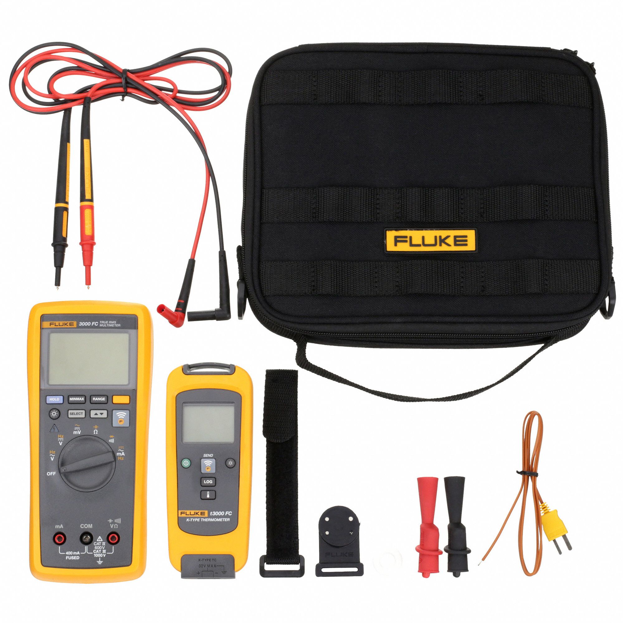 FLUKE Wireless Temperature Kit - 31FN20|FLK-T3000FC K - Grainger