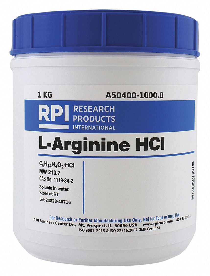 Rpi L Arginine Monohydrochloride 1kg Powder 31fw45 A50400 1000 0 Grainger