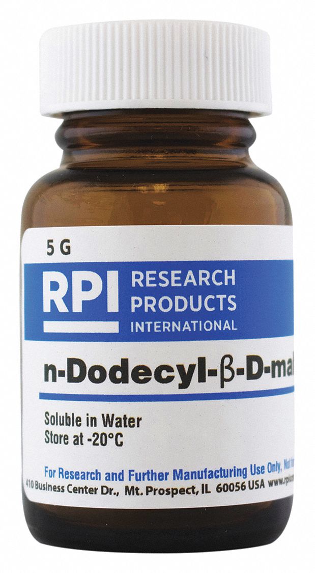 RPI n-Dodecyl-B-D-maltoside: 5 g Container Size, Powder - 31FX87|D12000 ...