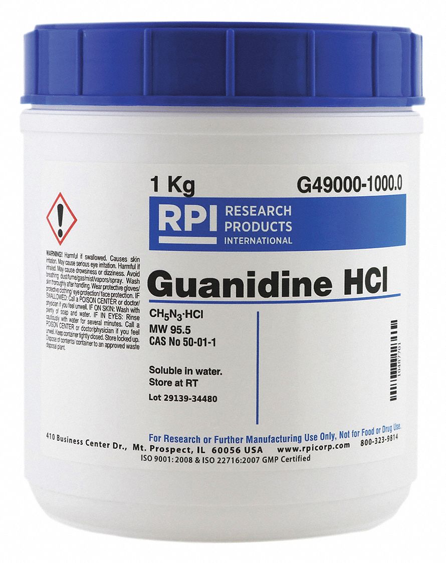 Rpi Guanidine Hydrochloride 1 Kg Powder 31fy78 G 1000 0 Grainger
