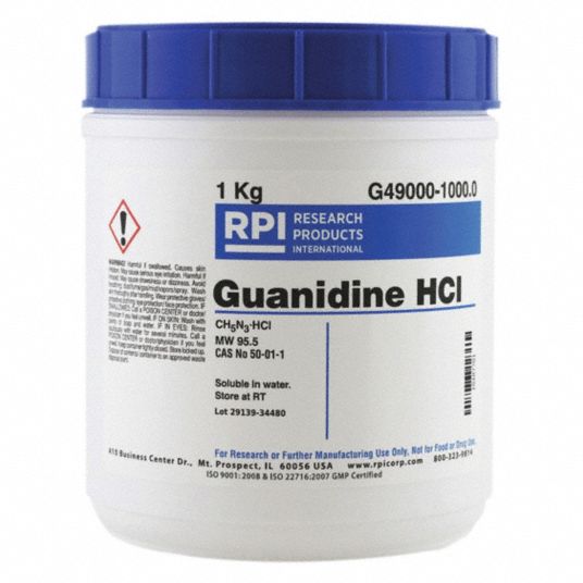 Rpi Guanidine Hydrochloride 1 Kg Powder 31fy78 G 1000 0 Grainger