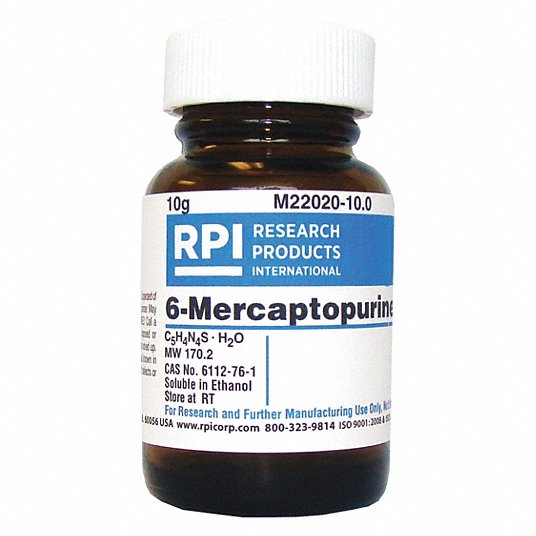 RPI 6-Mercaptopurine: 5 g Container Size, Powder - 31FZ99|M22020 