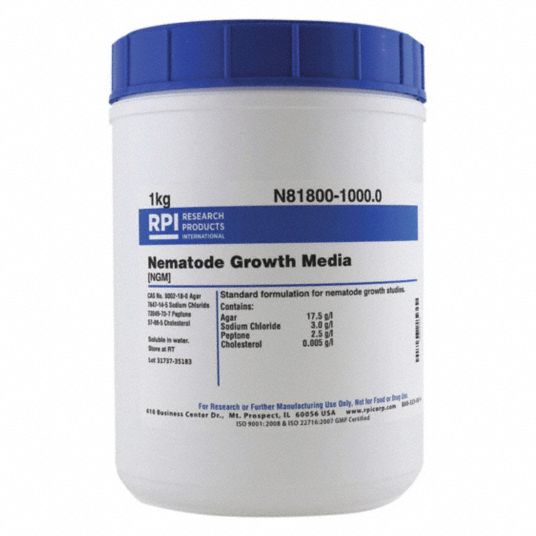 Rpi Nematode Growth Medium Ngm 1 Kg Container Size Powder 31gc39 N 1000 0 Grainger