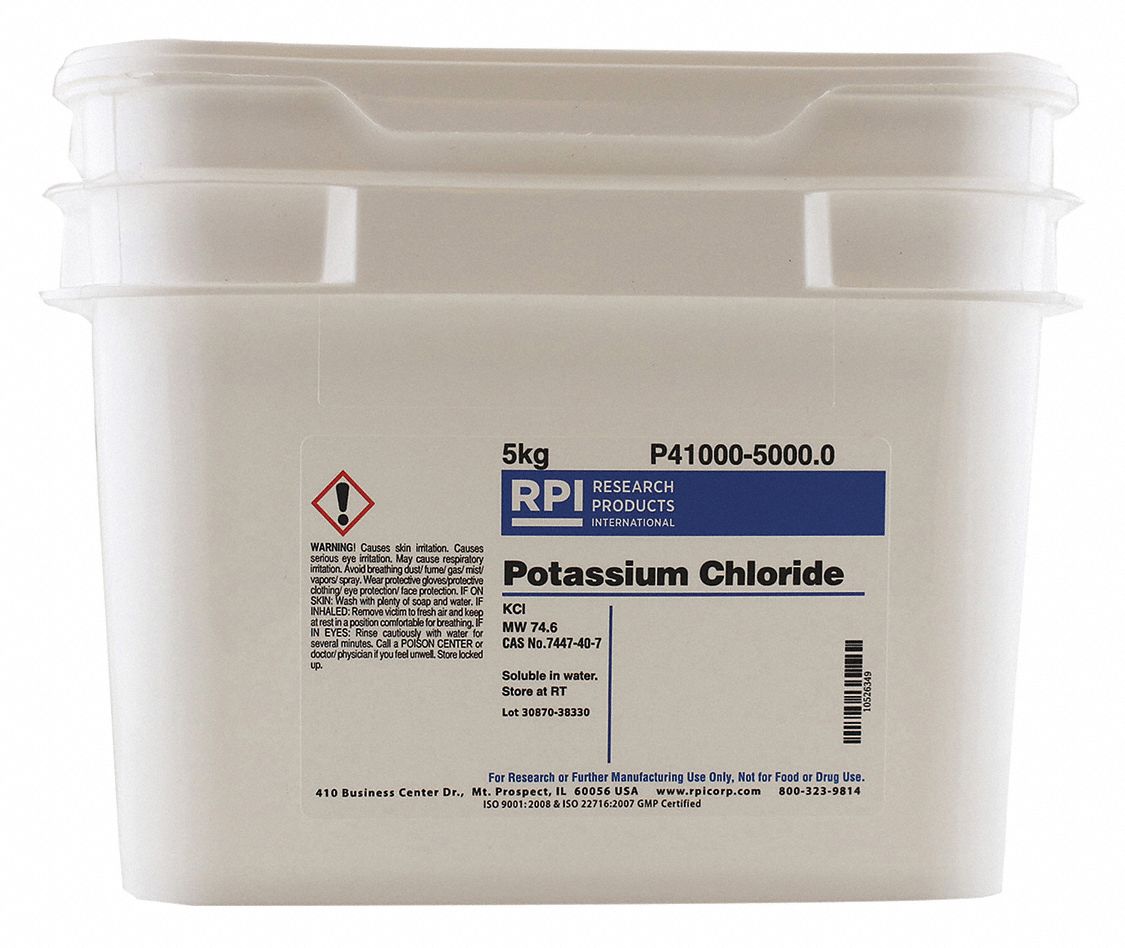 RPI Potassium Chloride 5 kg Container Size, Powder 31GC93P41000