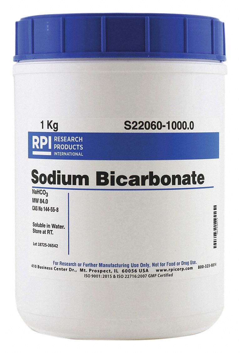 RPI Sodium Bicarbonate, Powder, 1 kg, 1 EA 31GD56S220601000.0