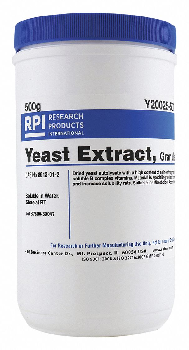 Rpi Yeast Extract: 500 G Container Size, Granular - 31ge68