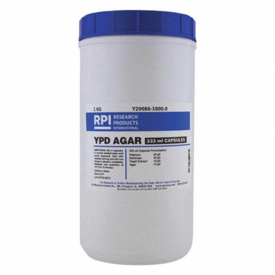 Rpi Ypd Agar 1 Kg Container Size Caplet 46 Pk 31ge76 Y086 1000 0 Grainger
