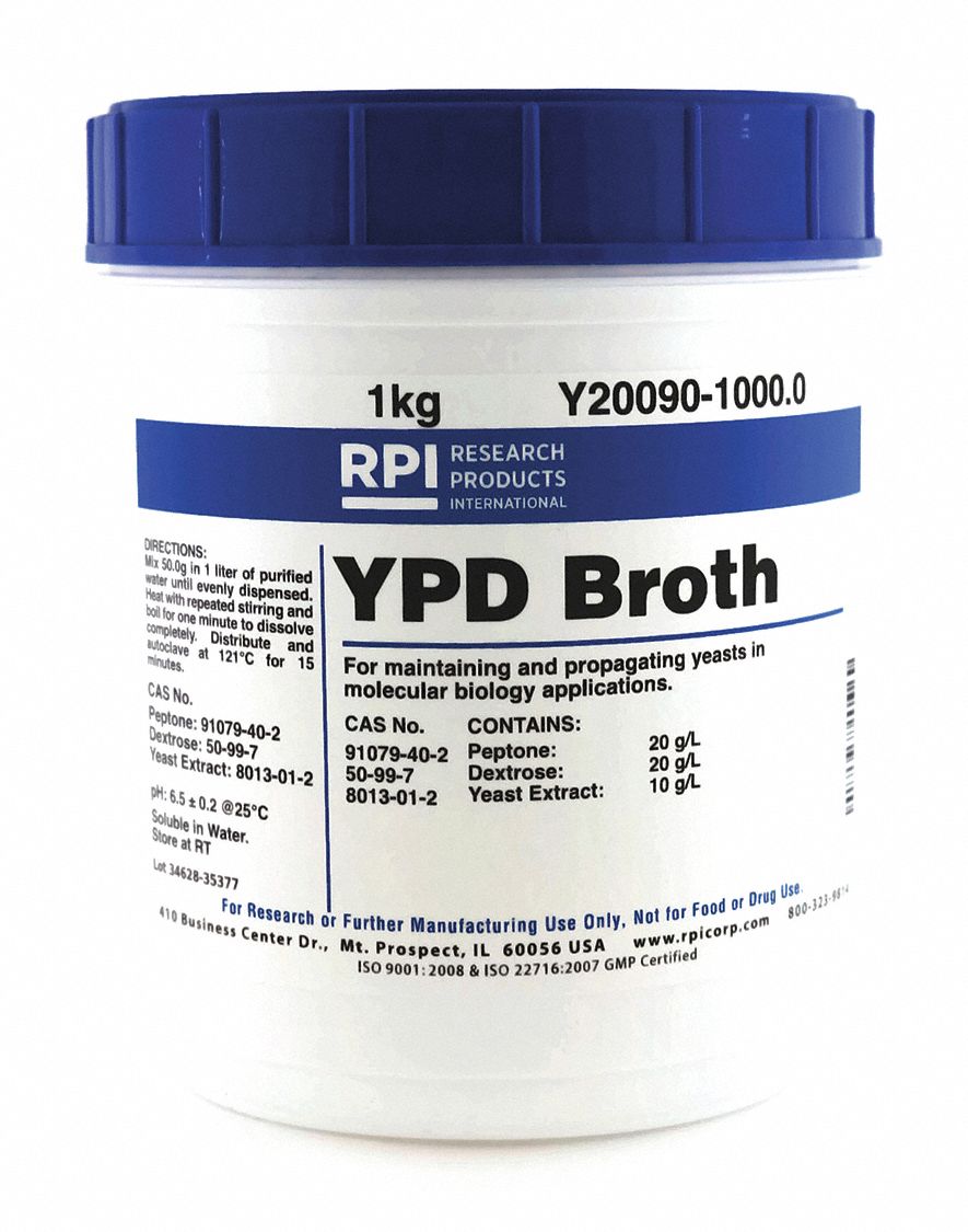 Rpi Ypd Broth 1 Kg Container Size Powder 31ge78y20090 10000 Grainger 2937