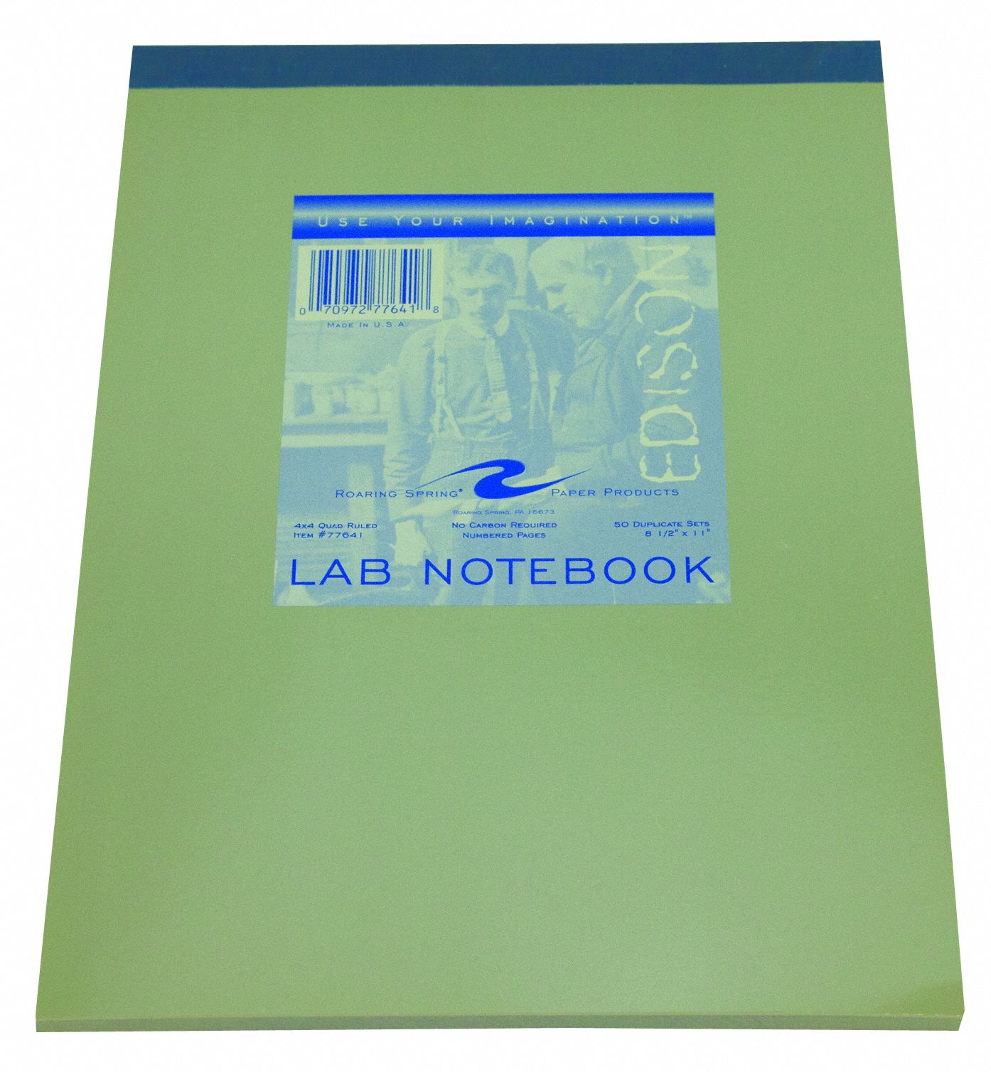 ROARING SPRING Notebook Quadrille, Nonwirebound, 100 Sheets, Pages