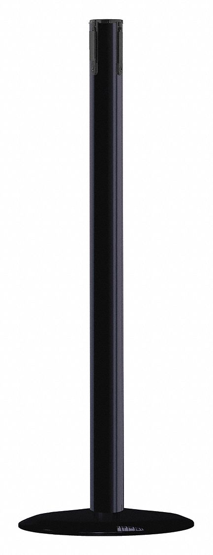 Receiver Post, 38 In H, Black