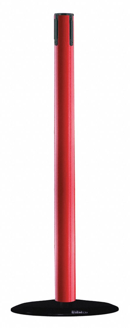 Receiver Post, 38 In H, Red