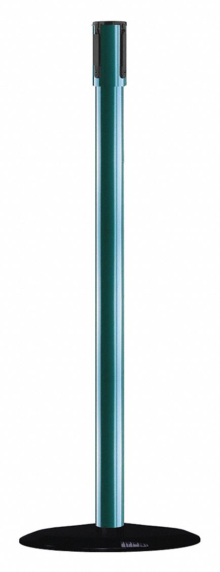 Receiver Post, 38 In H, Green