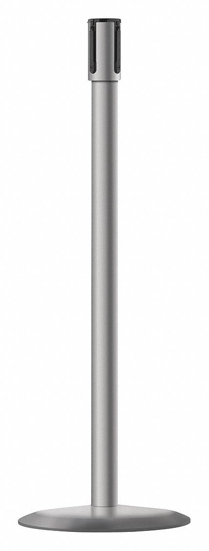 Receiver Post, 38 In H, Polished Stainless