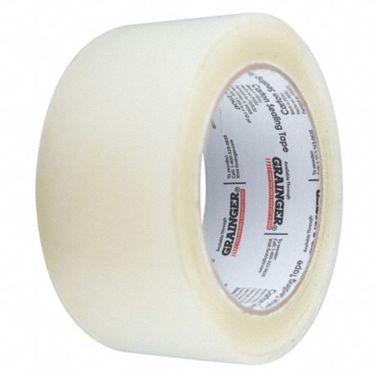 2 Rolls Tape + 1 Dispenser Clear Sealing Tape 1.6 MiL with Dispenser Bundle 