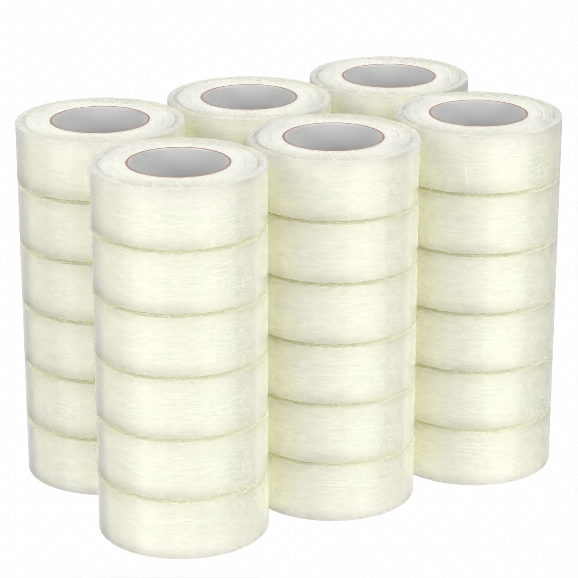 CARTON SEALING TAPE, 1.8 MIL THICK, 2 IN X 110 YD, 48 MM X 100 M, CLEAR, 36 PK