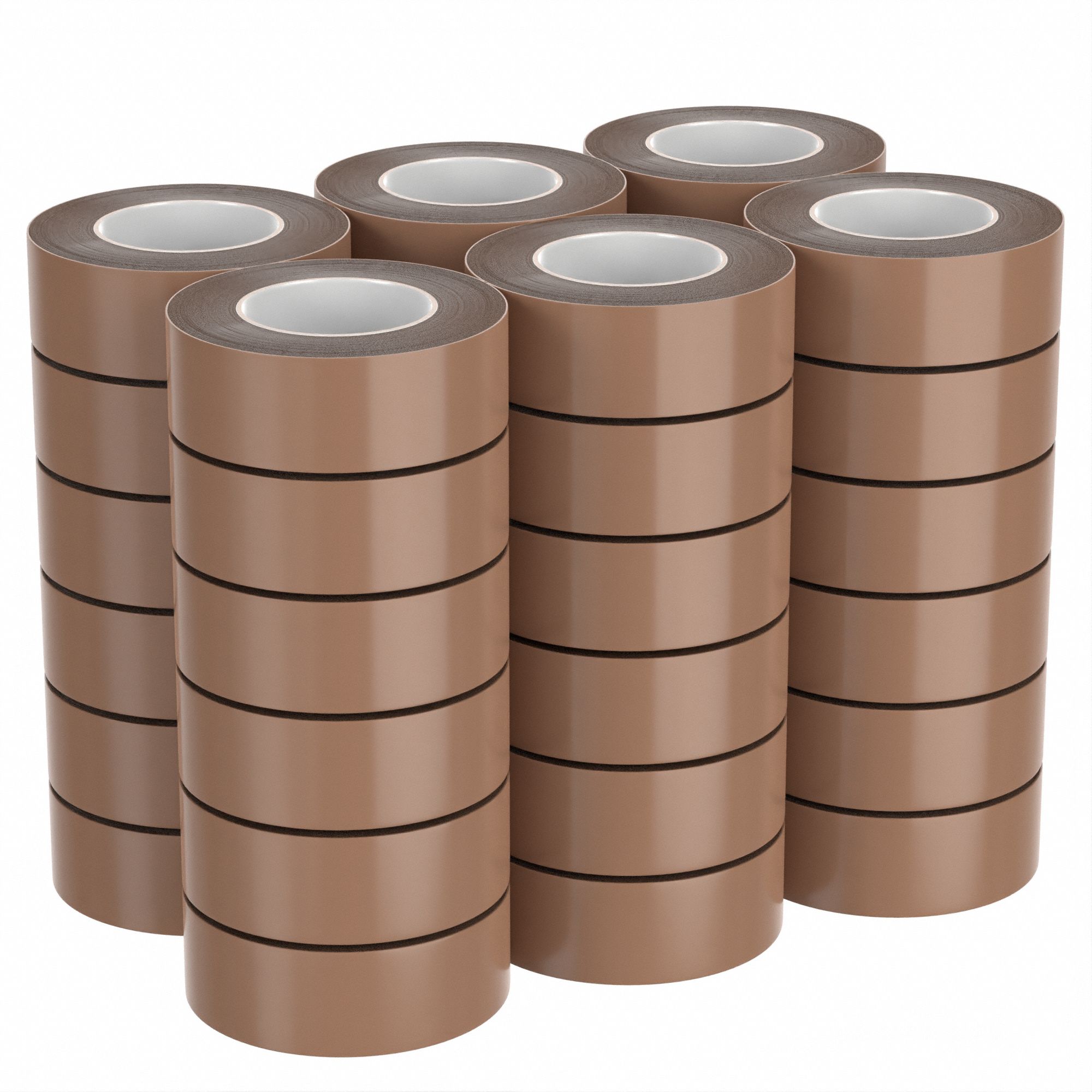 CARTON SEALING TAPE, 2 MIL THICK, 2 IN X 110 YD, 48 MM X 100 M, TAN, 36 PK