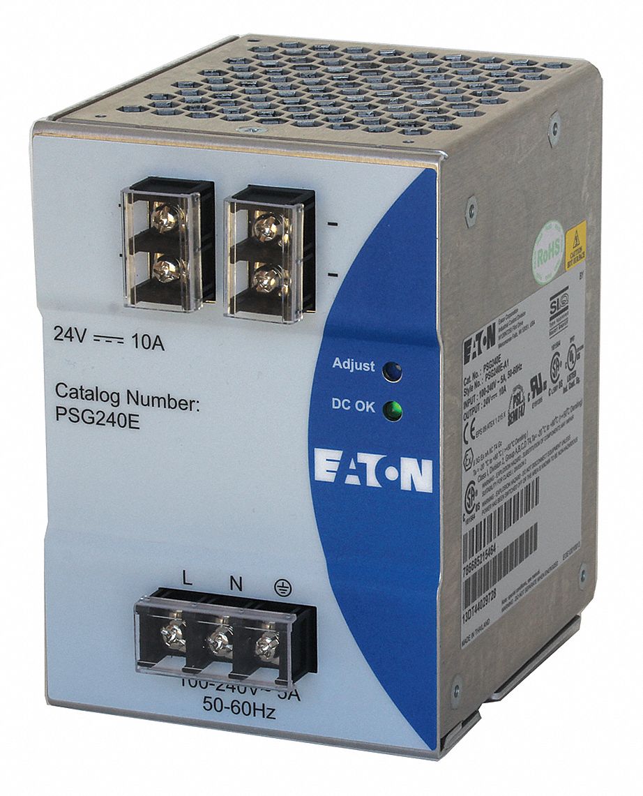 EATON DC Power Supply, Style Switching, Mounting DIN Rail 31HL50