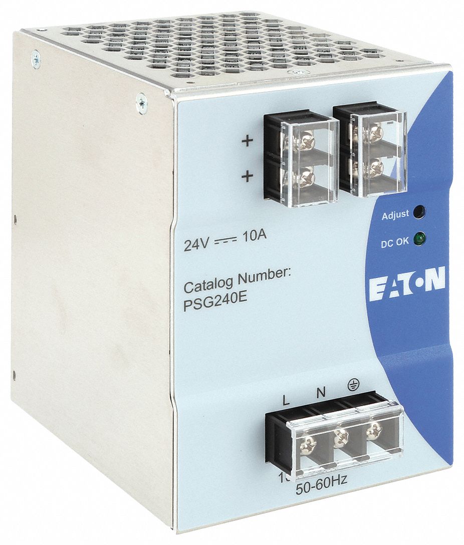 EATON, 100 to 240 V AC, Single, DC Power Supply 31HL50PSG240E Grainger