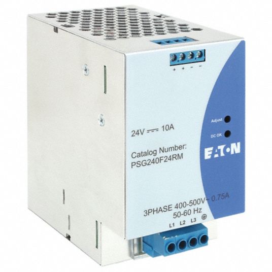 EATON, DIN Rail, 240 W Output Power Rated, DC Power Supply 31HL52