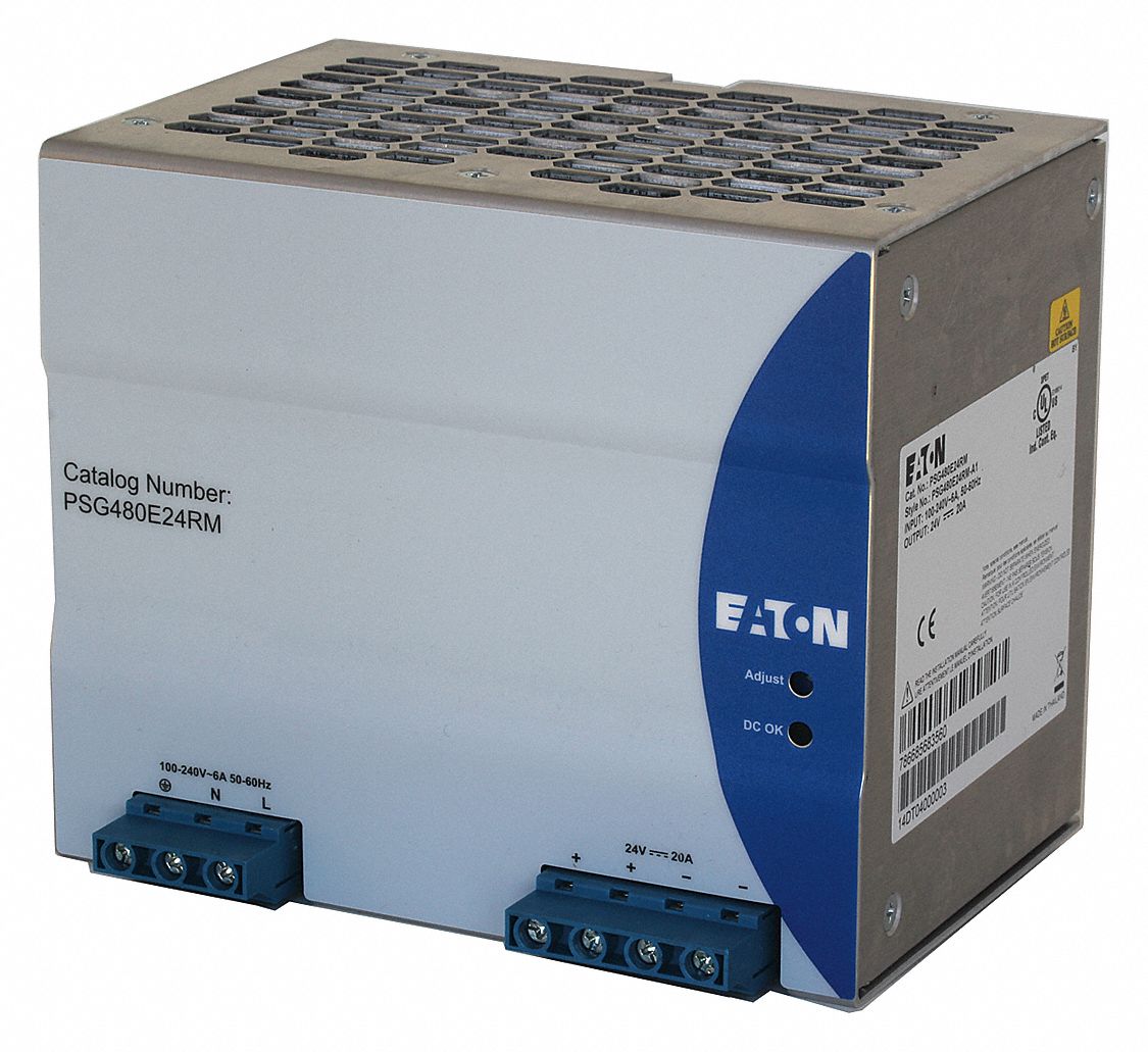 EATON DC Power Supply, Style: Switching, Mounting: DIN Rail - 31HL56 ...