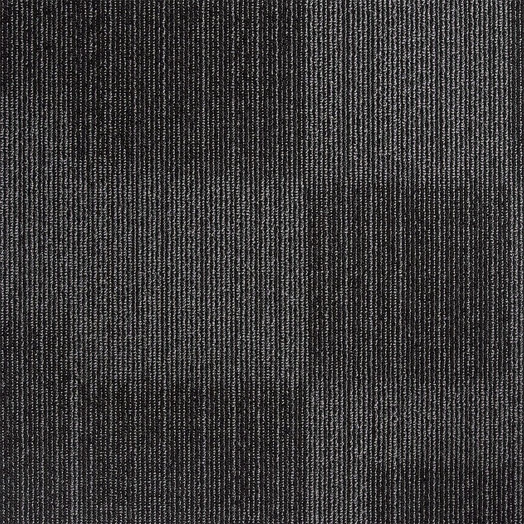 Carpet Tile 19 11/16 in W Charcoal