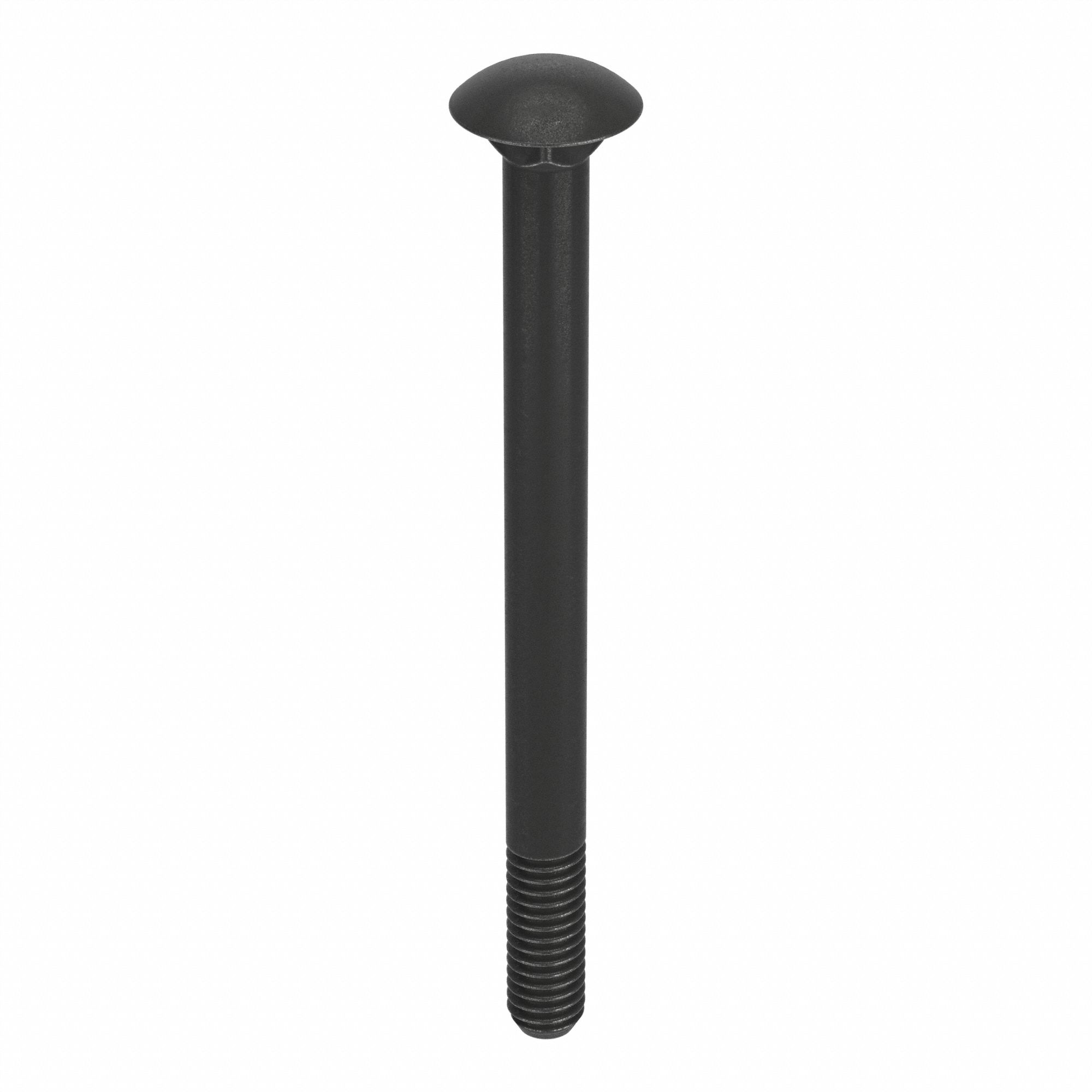 CARRIAGE BOLT, SQUARE, STEEL, UNC, GRADE 2, BLACK OXIDE, ¼