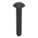 CARRIAGE BOLT, SQUARE, STEEL, UNC, GRADE 2, BLACK OXIDE, ⅝