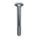 CARRIAGE BOLT, SQUARE, STEEL, UNC, GRADE 2, ZINC PLATED, ¼