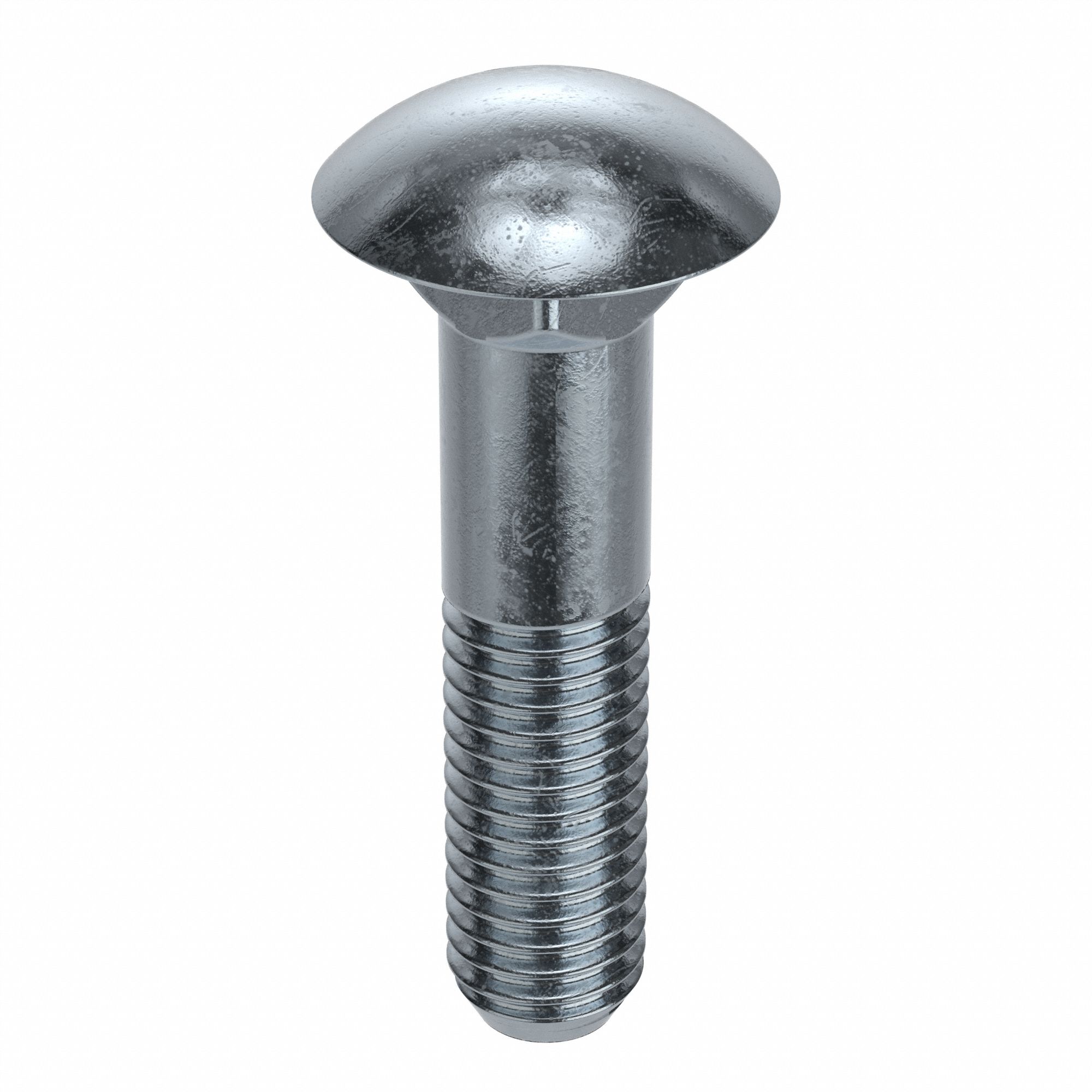 CARRIAGE BOLT, SQUARE, STEEL, UNC, GRADE 2, ZINC PLATED, ⅜