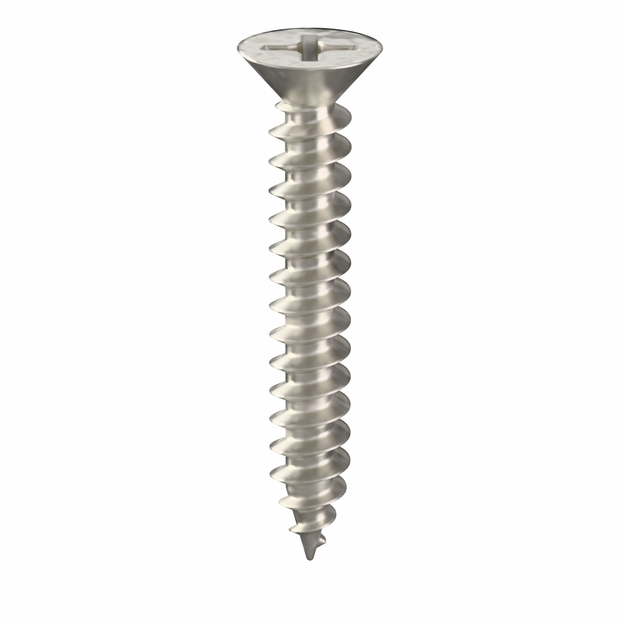 #6 Size, 1 in Lg, Multi-Material Screw - 31JH72|U30015.013.0100 - Grainger