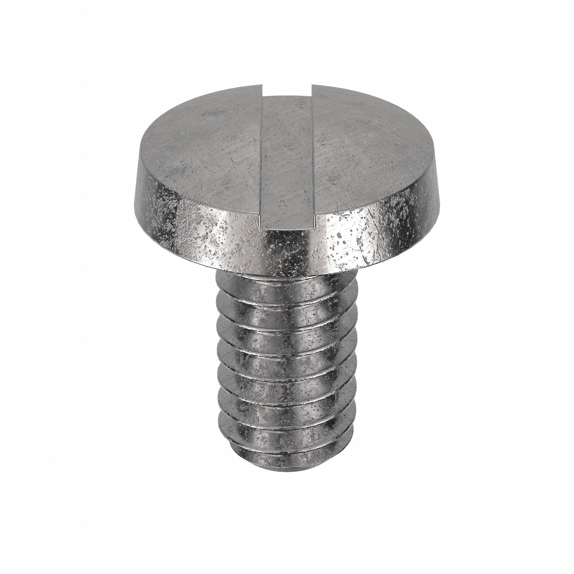 Machine Screw: 1/4"-20 Thread Size, 1/2 in Lg, 18-8, Stainless Steel, Plain, Binding, Slotted, 50 PK