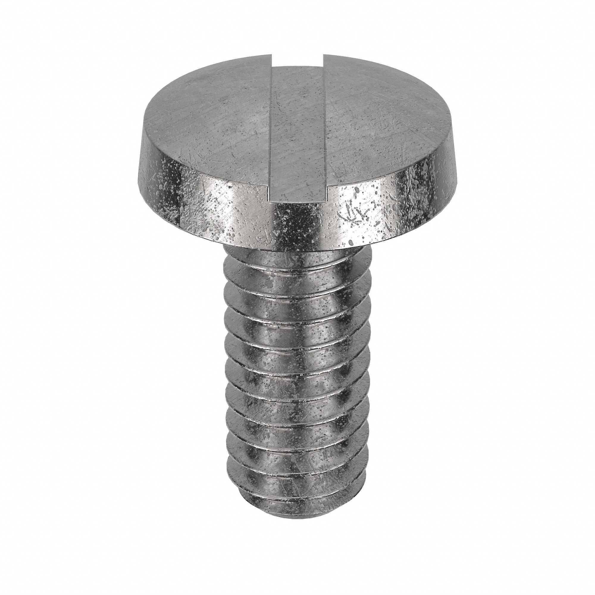 Machine Screw: 1/4"-20 Thread Size, 5/8 in Lg, 18-8, Stainless Steel, Plain, Binding, Slotted, 50 PK