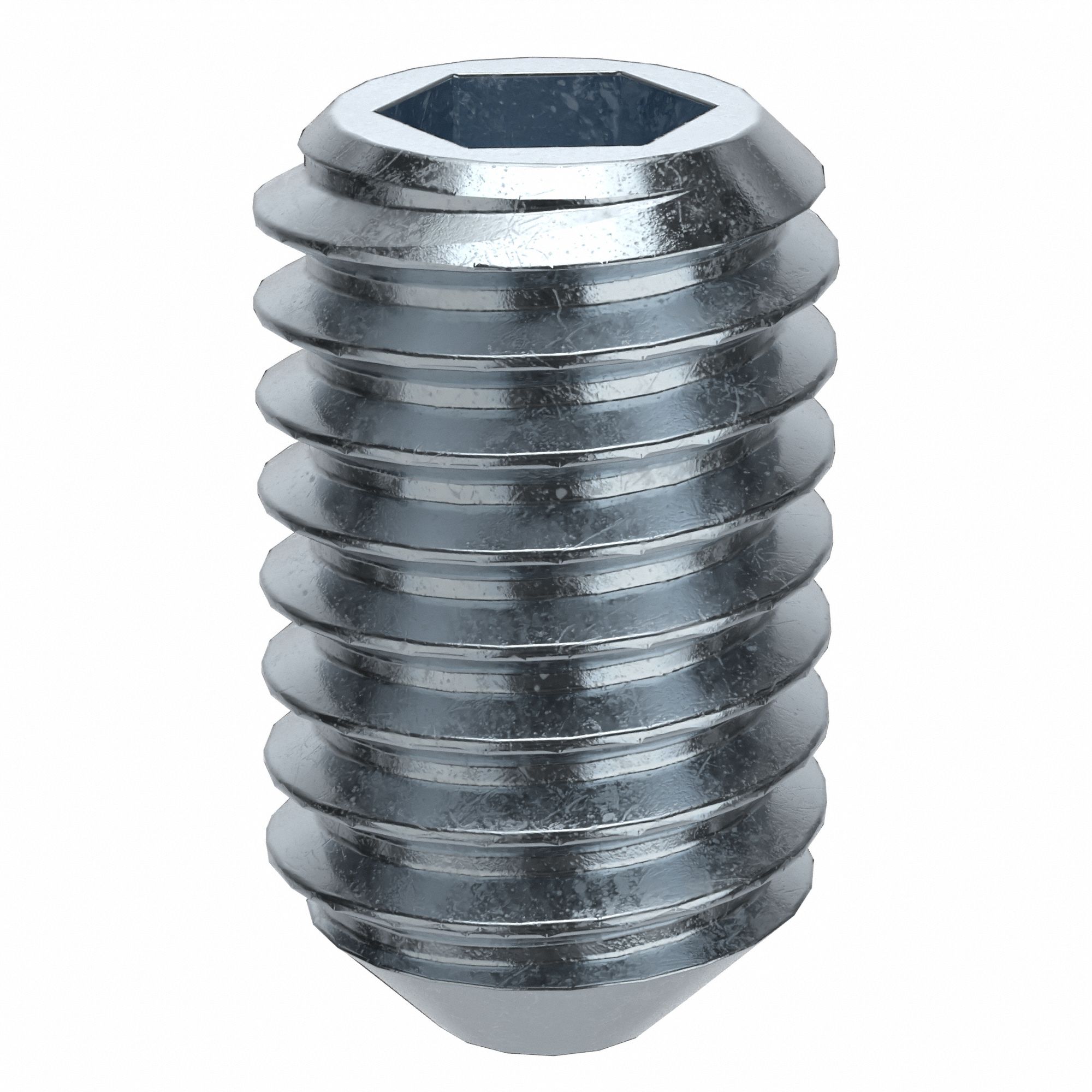 M3x0.5 Thread Size, 5 mm Overall Lg, Socket Set Screw - 31JX55|M07850 ...