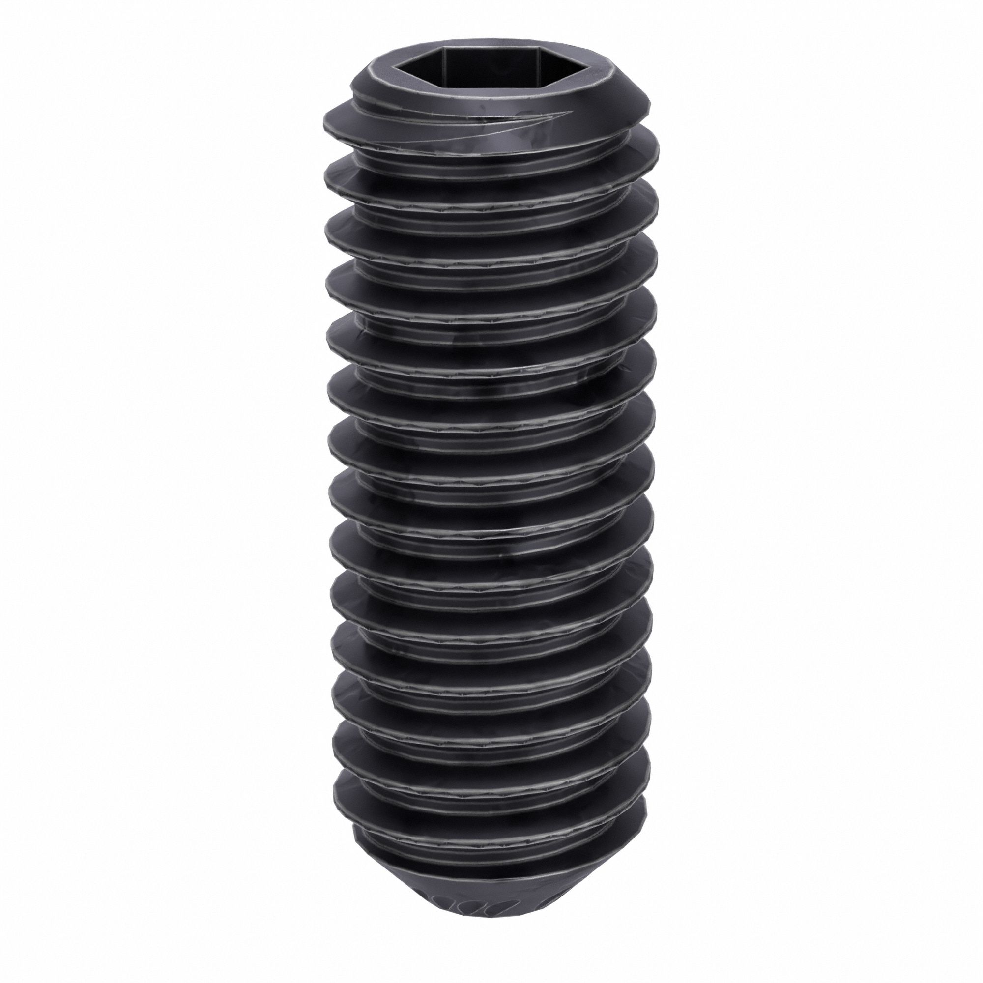 M3x0.5 Thread Size, 8 mm Overall Lg, Socket Set Screw