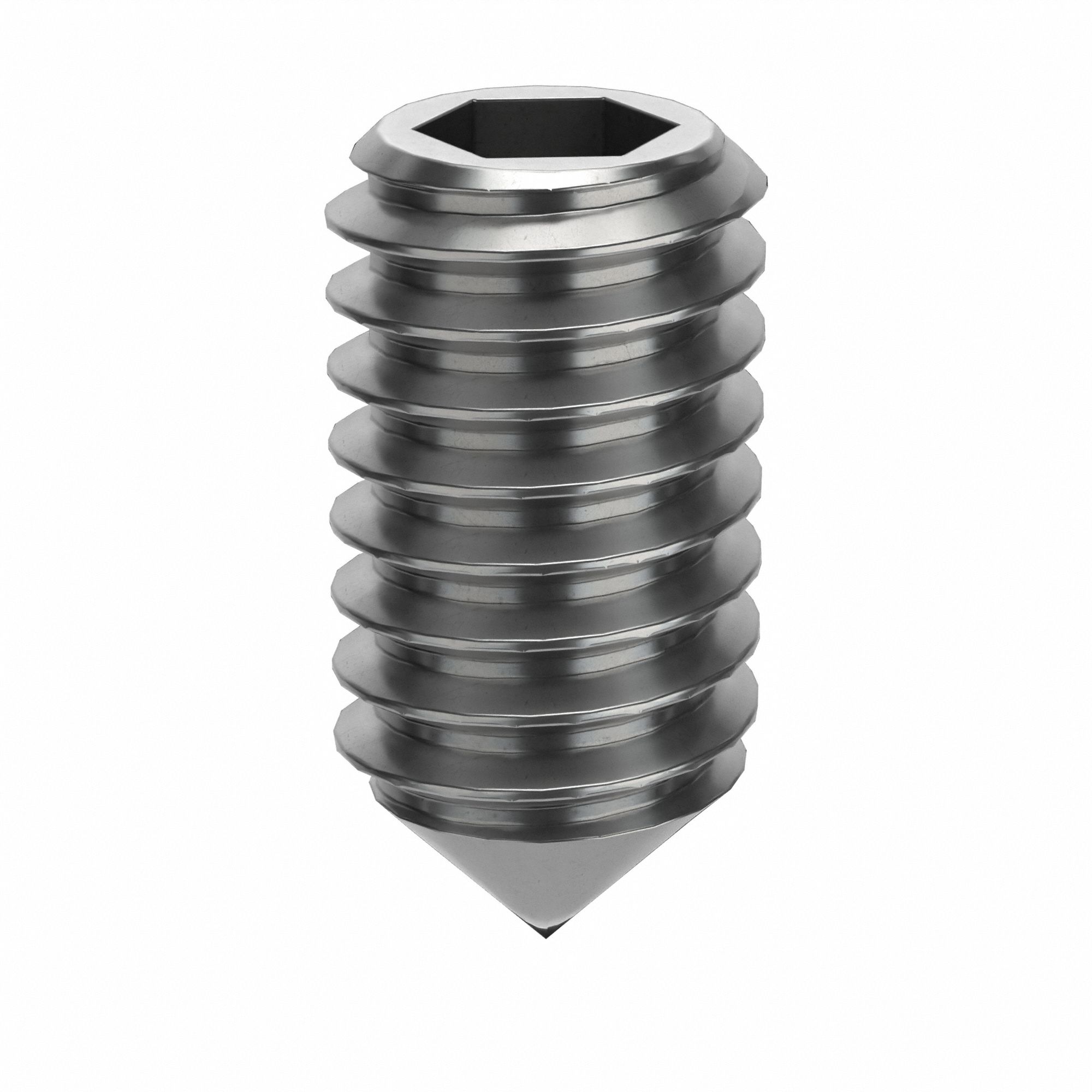 M2.5x0.45 Thread Size, 5 mm Overall Lg, Socket Set Screw - 31KC06 ...