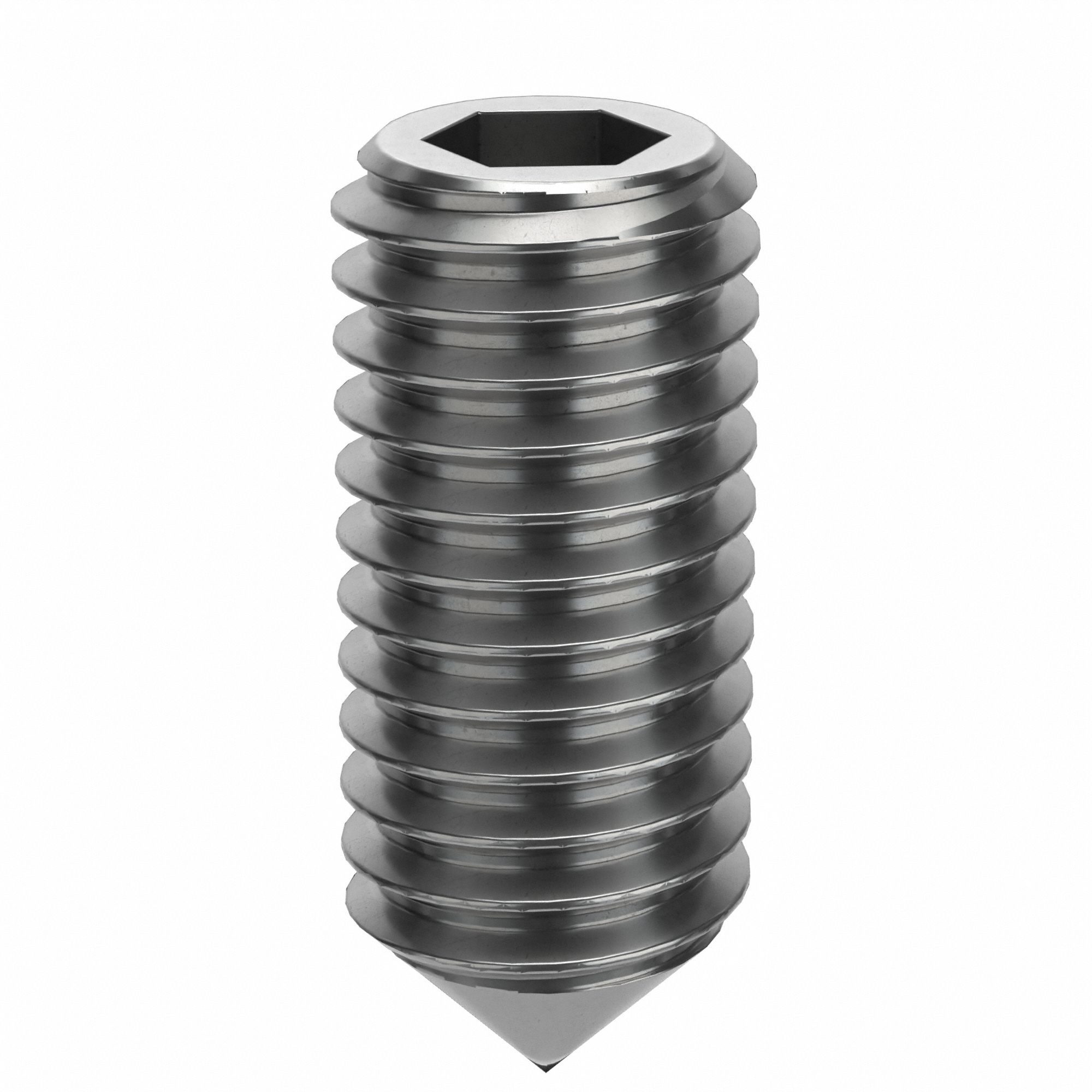 M5x0.8 Thread Size, 12 mm Overall Lg, Socket Set Screw - 31KC27|M51250 ...