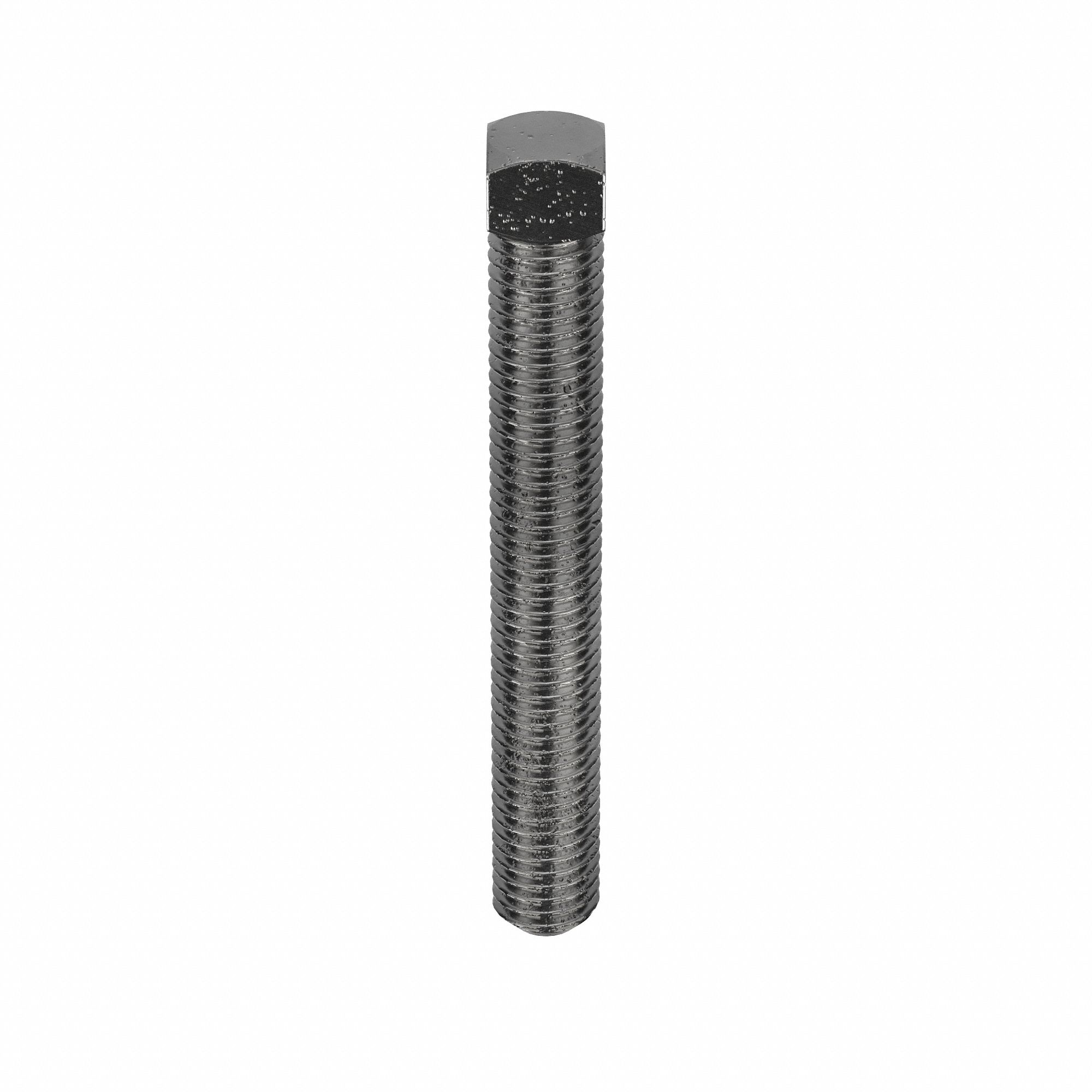 Socket Set Screw: 5/8"-11 Thread Size, 5 in Overall Lg, Cup pt, Steel, Plain, External Square, 5 PK