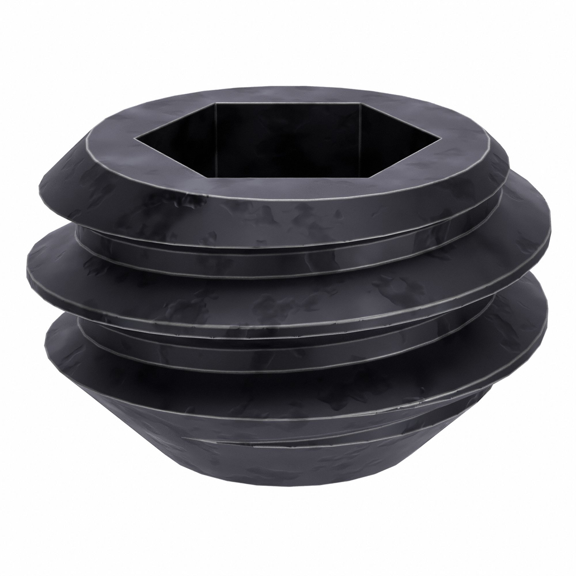 Socket Set Screw: 5/16"-18 Thread Size, 3/16 in Overall Lg, Flat pt, Alloy Steel, Socket, 100 PK