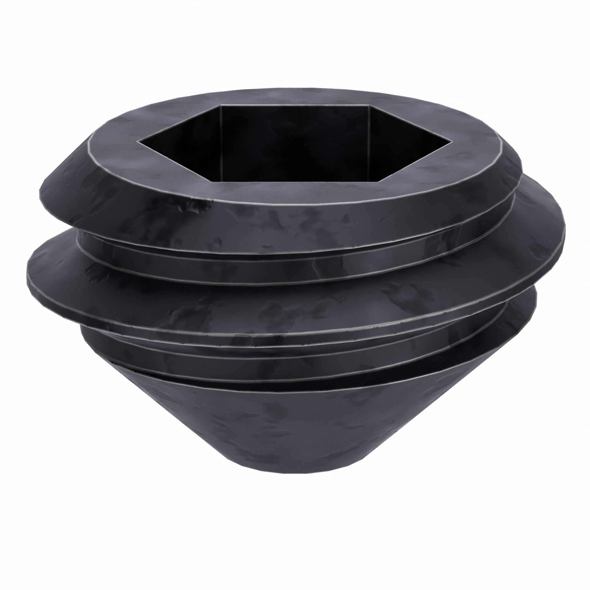 Socket Set Screw: 5/16"-18 Thread Size, 3/16 in Overall Lg, Cup pt, Alloy Steel, Black Oxide, 100 PK