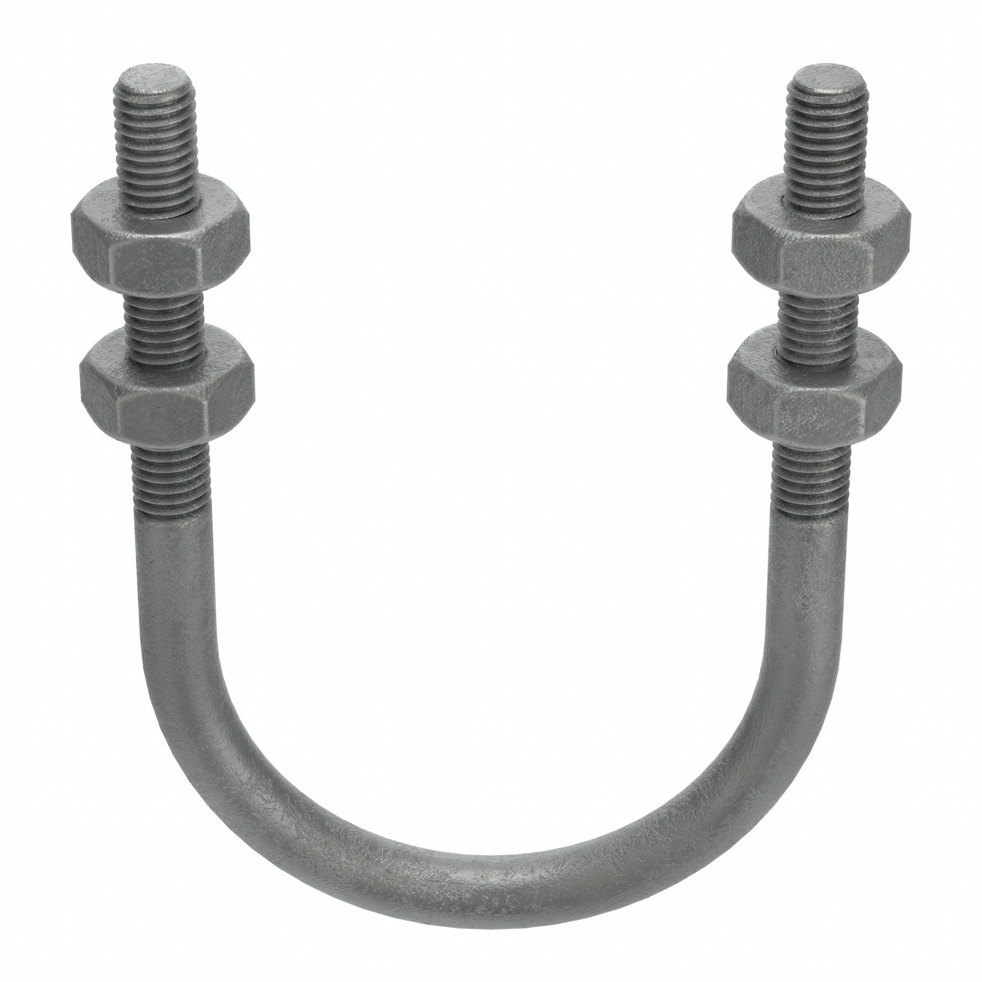 STANDARD U-BOLT, STEEL, HOT DIPPED GALVANIZED, ½