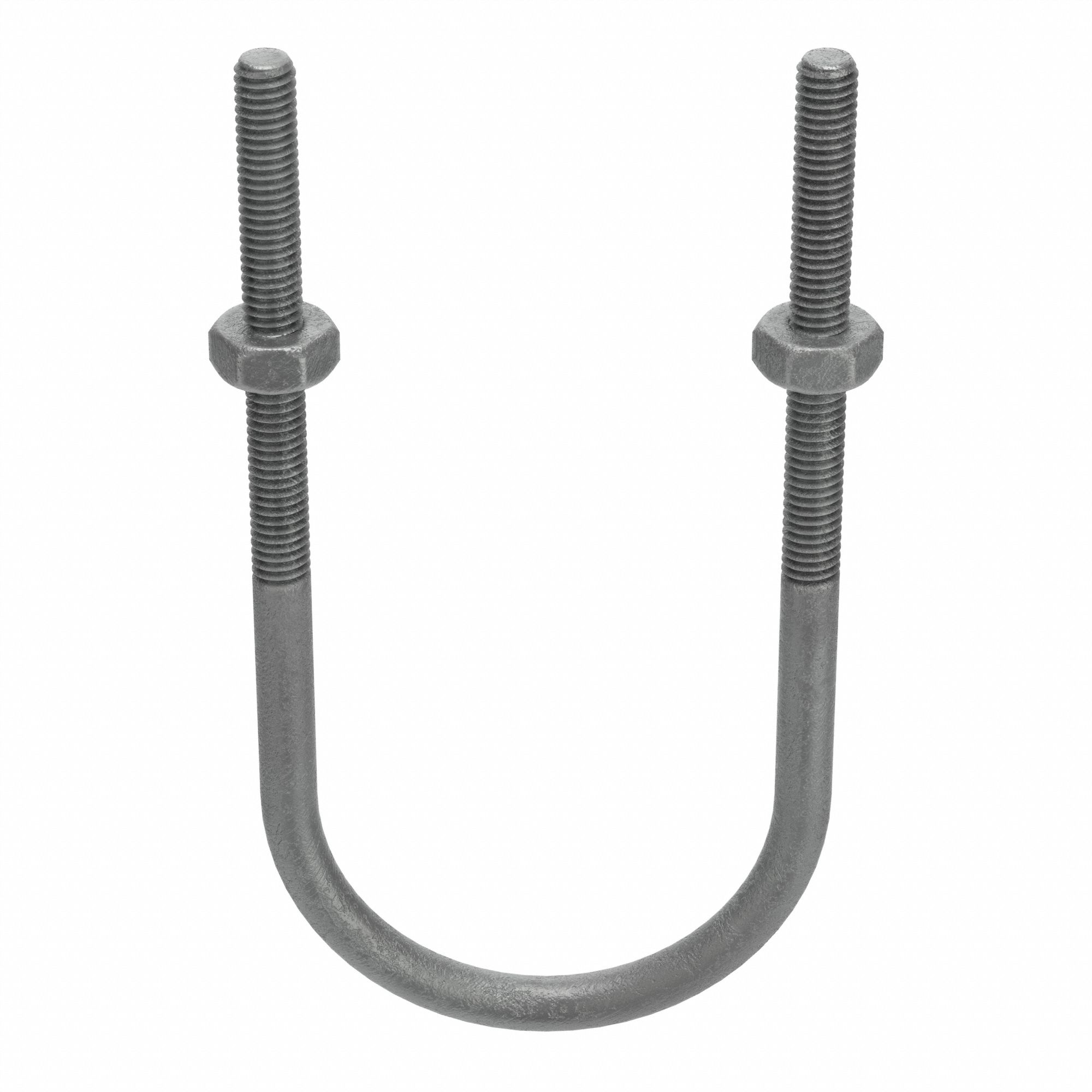 STANDARD U-BOLT, STEEL, HOT DIPPED GALVANIZED, ⅜