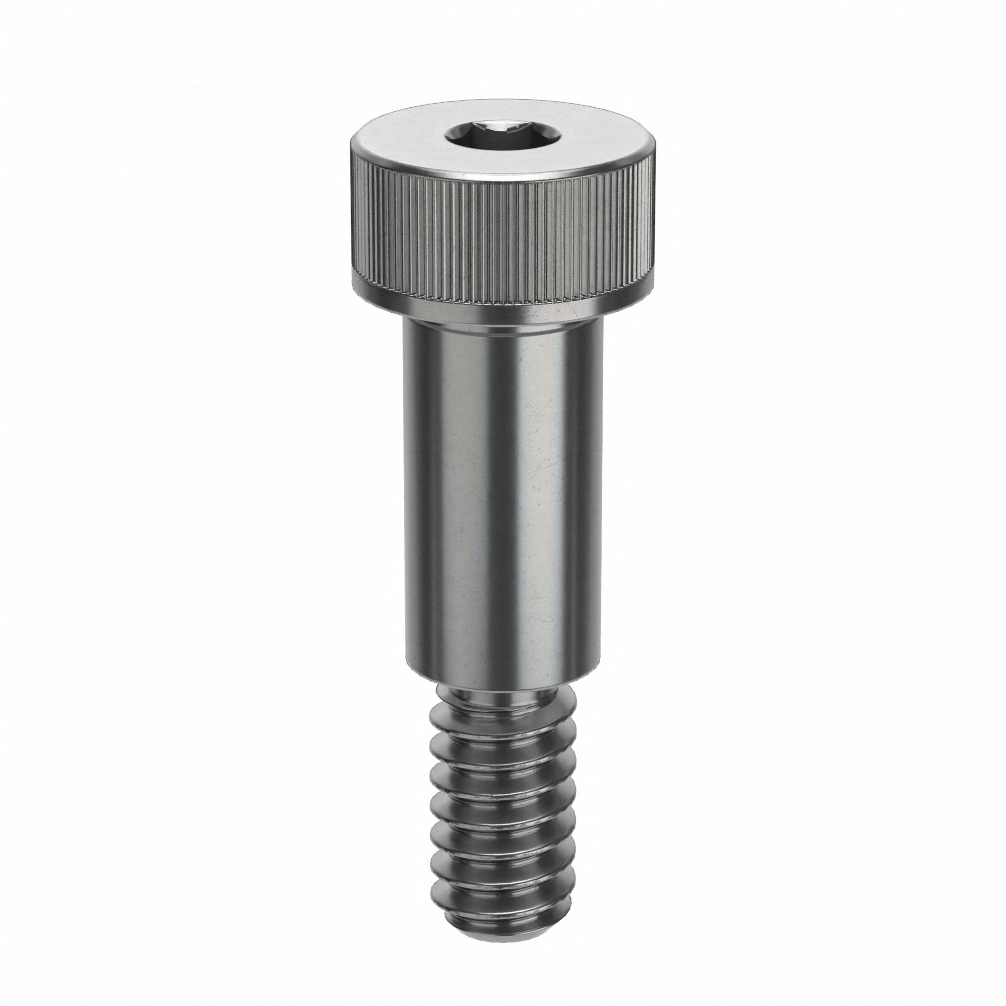 Shoulder Screw: Std Shoulder Screw, 10-24 Thr Size, 3/8 in Thr Lg, 1/2 in Shoulder Lg, Std, 5 PK