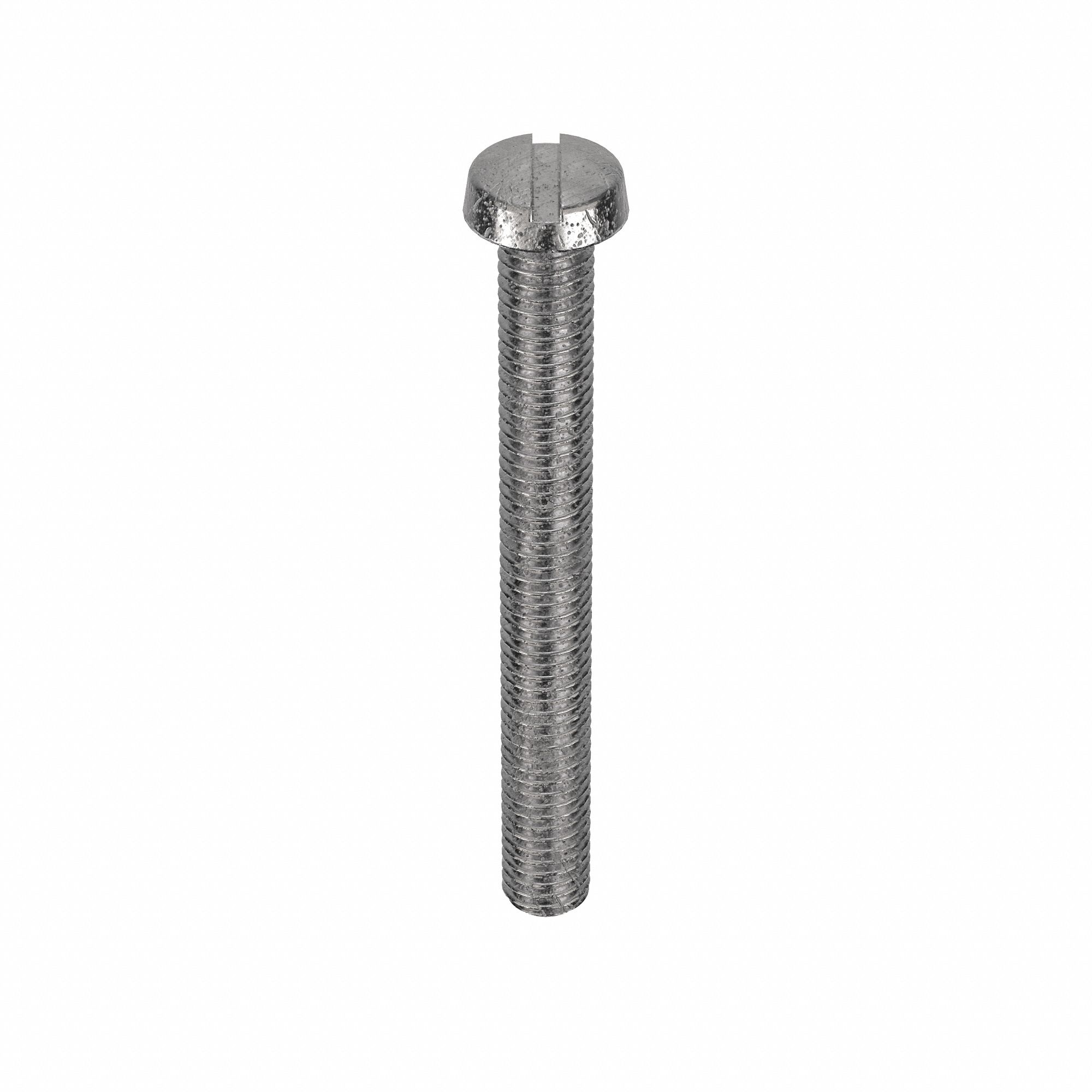 MACHINE SCREW, M5 THREAD, 45MM L, 18-8 SS, PLAIN FINISH, CHEESE, SLOTTED, METRIC, 50 PK