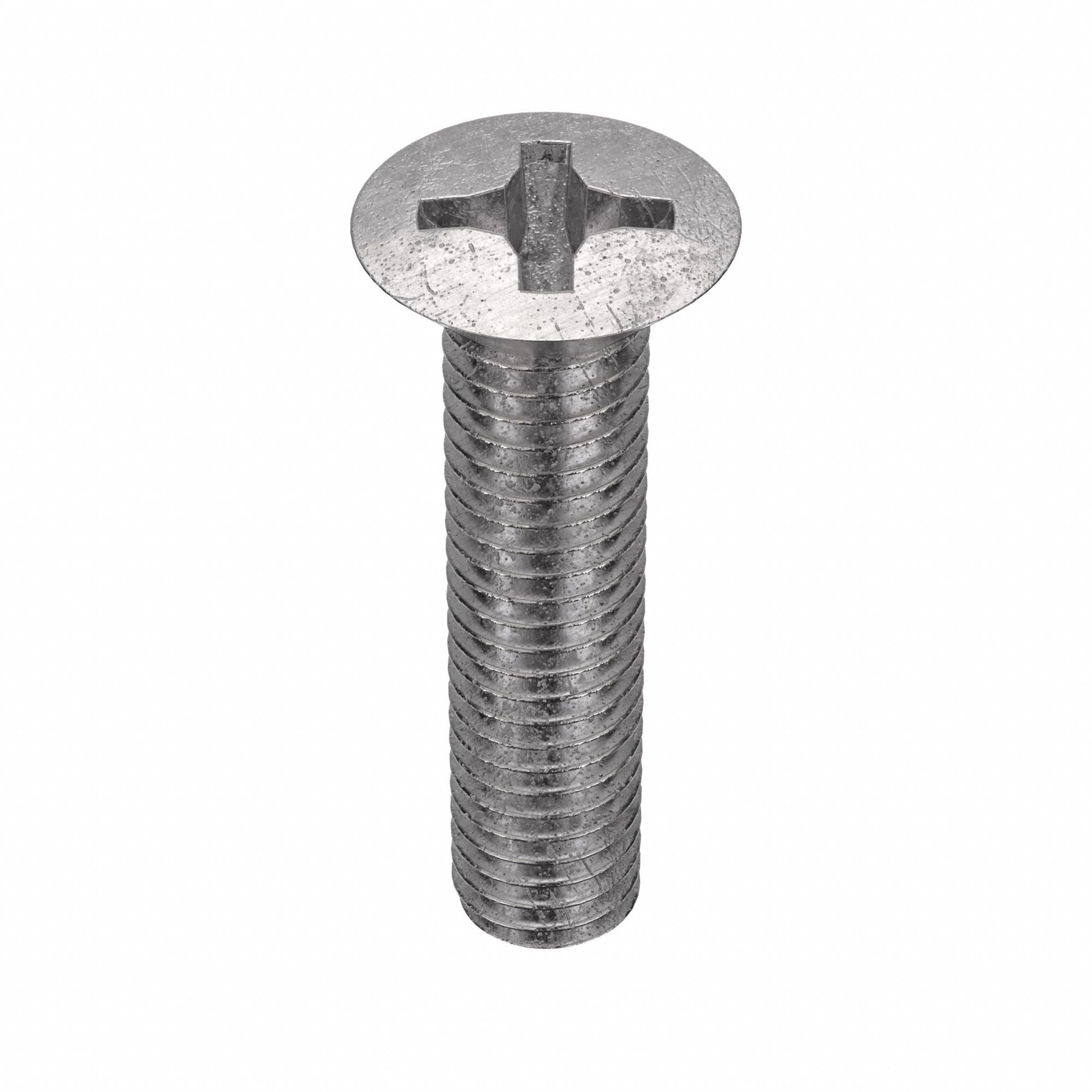 Machine Screw: M5x0.80 Thread Size, 20 mm Lg, 18-8, Stainless Steel, Plain, Oval, Phillips, 100 PK