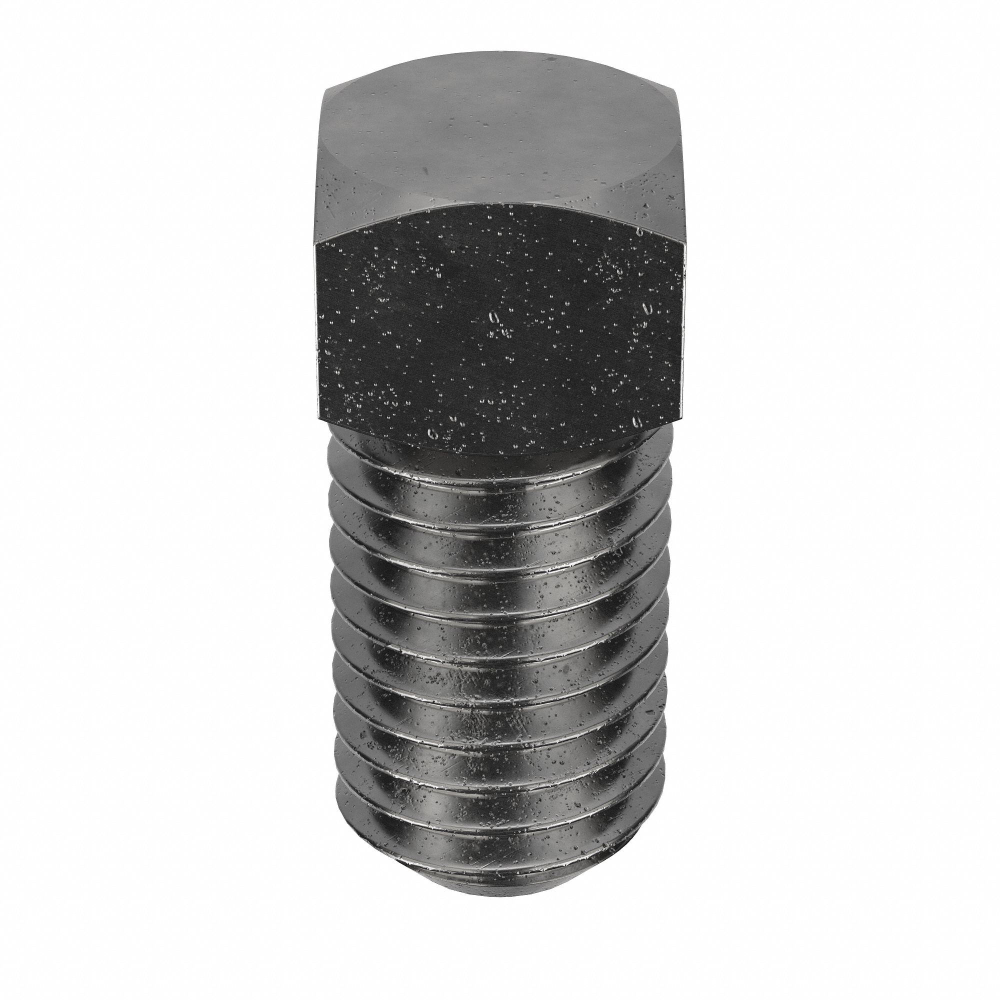 Socket Set Screw: 5/8"-11 Thread Size, 1 1/2 in Overall Lg, Cup pt, Steel, Plain, 10 PK