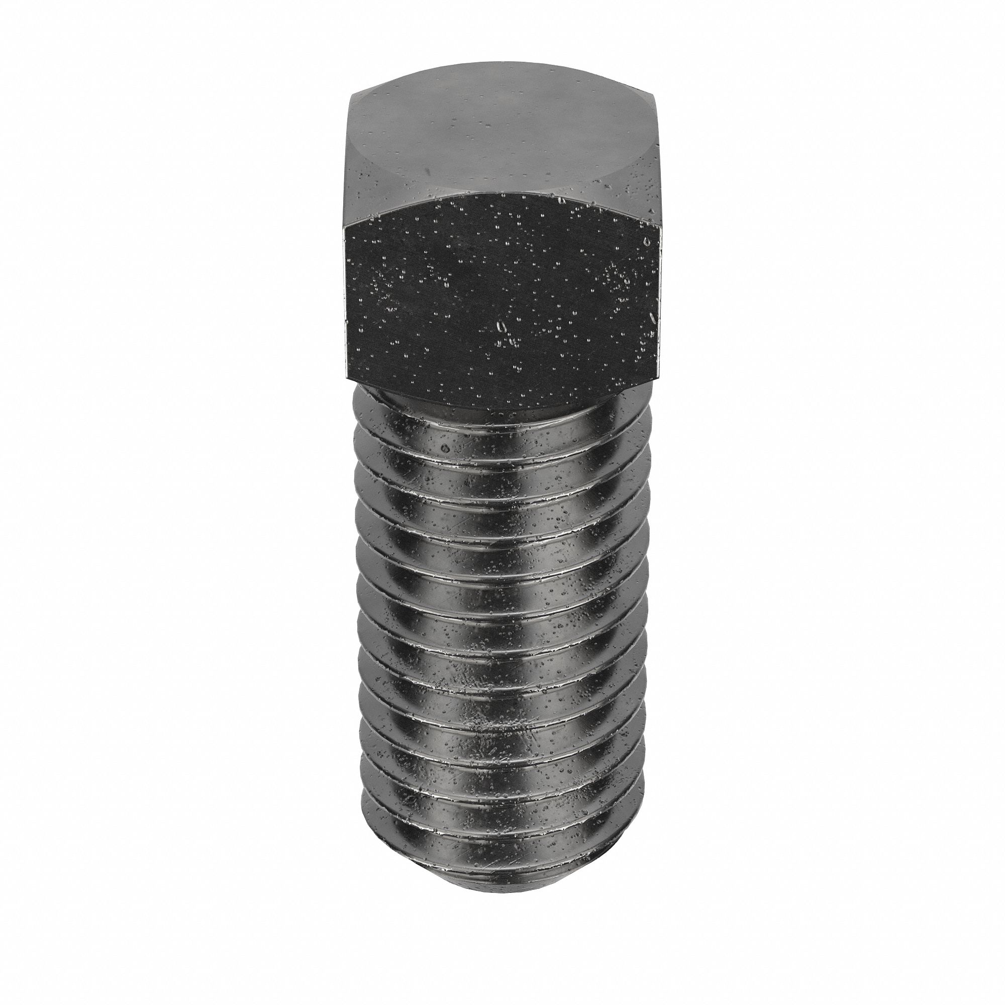 Socket Set Screw: 5/8"-11 Thread Size, 1 3/4 in Overall Lg, Cup pt, Steel, Plain, 10 PK