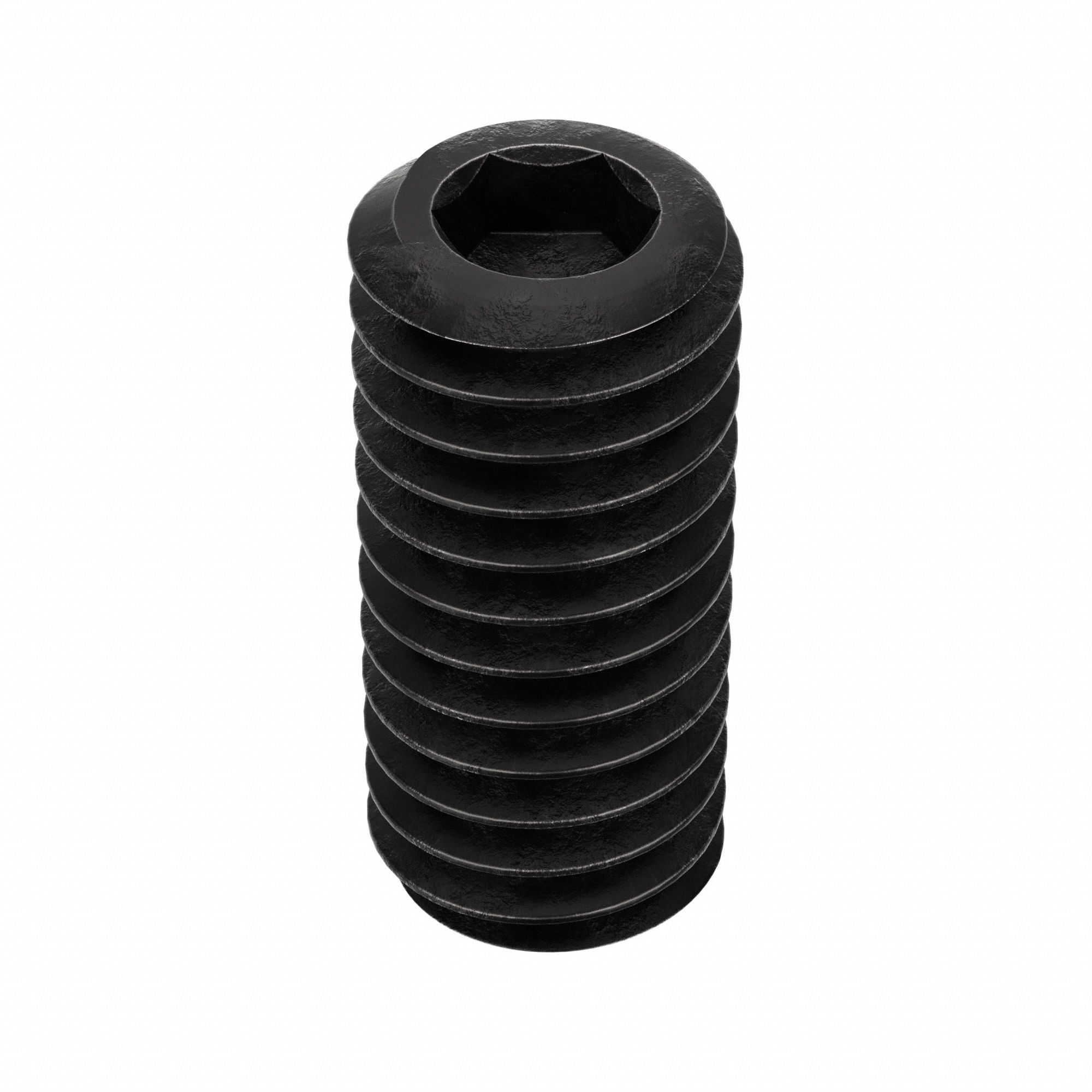 Socket Set Screw: 5/16"-18 Thread Size, 3/4 in Overall Lg, Cone pt, Alloy Steel, Black Oxide, 100 PK