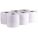 TOILET PAPER ROLL, JUMBO CORE, 2 PLY, CONTINUOUS, 750 FT LENGTH, 3⅜ IN, 12 PK