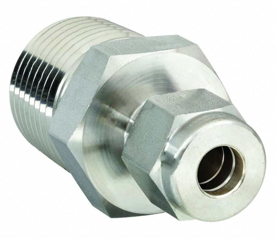 HAM-LET Acero Inoxidable 316 Compresión x NPTM Conector Macho, 1/4 ...